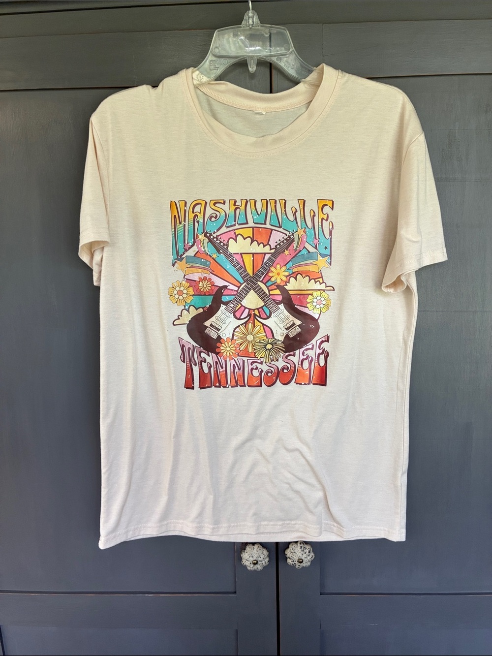 Nashville Tennessee Graphic Tee - Light Cream